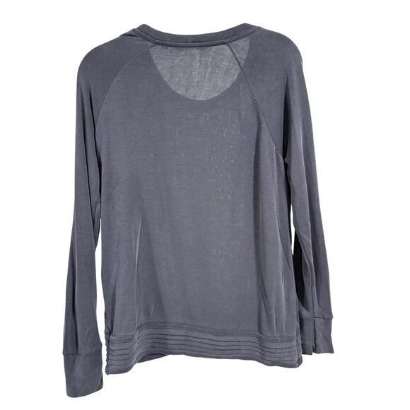 Athleta Serenity‎ Criss Cross Blue Sweatshirt Size XS - Picture 5 of 7